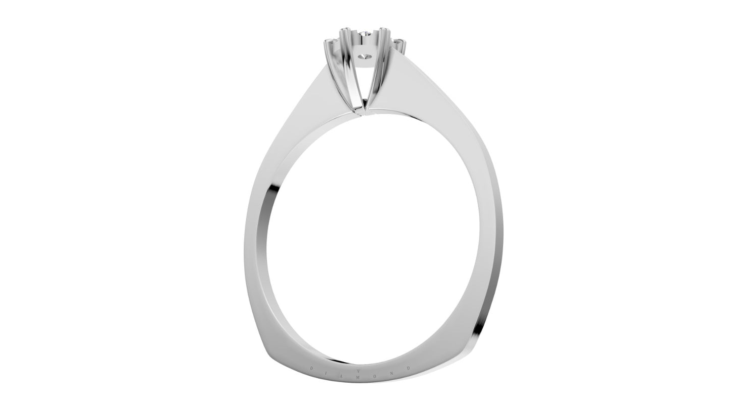 Inel cu diamante de 0,073 ct