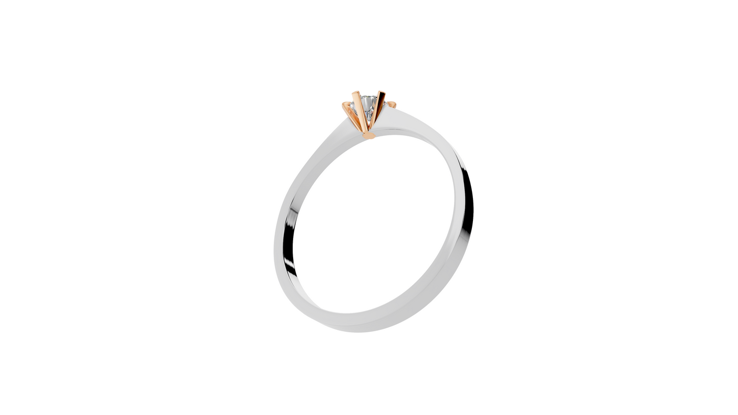 0.17 ct Diamond Solitaire Ring