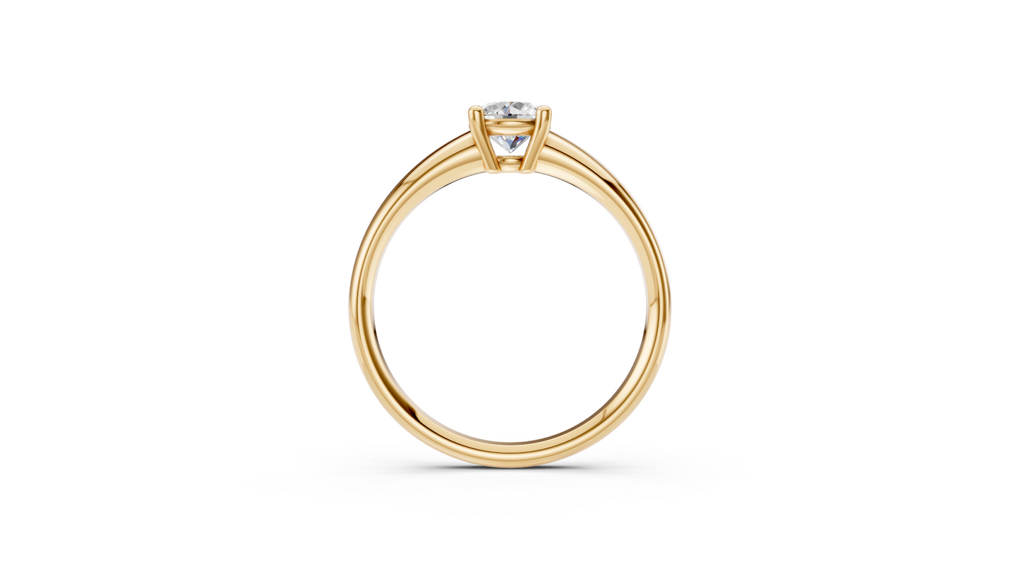 0.5 ct Round Cut Diamond Ring