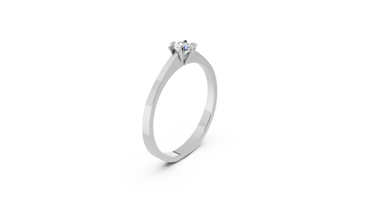 0.17 ct Diamond Solitaire Ring