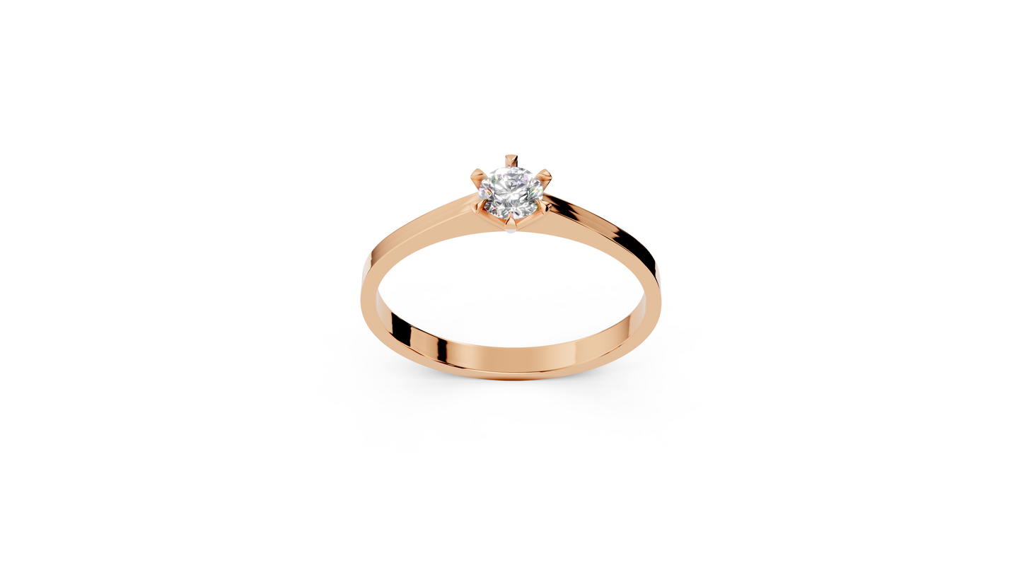 0.17 ct Diamond Solitaire Ring