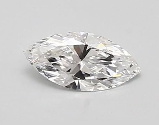 Marquise Lab Grown Diamond 0.51ct D VVS2 VG (CVD)