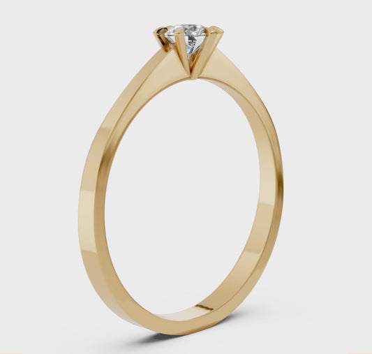 0.17 ct Diamond Solitaire Ring