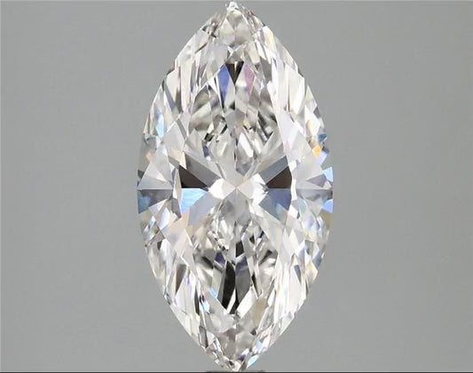 Marquise Lab Grown Diamond 2.03ct F VVS2 EX EX (CVD)