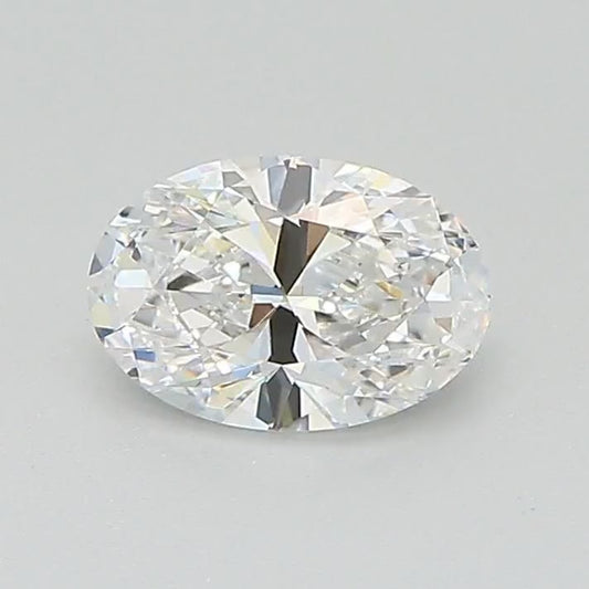 Oval Lab Grown Diamond 0.6ct D VVS2 EX VG (HPHT)
