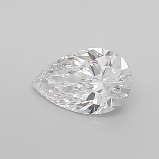 Pear Labgrown Diamond 0.56ct E VVS2 EX EX None (HPHT)