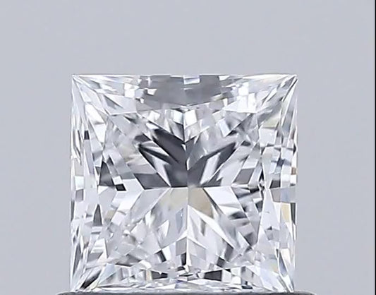 Princess Lab Grown Diamond 1.03ct D VVS2 EX EX (HPHT)