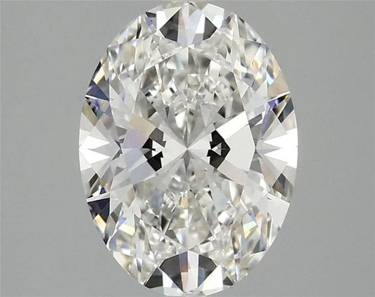 Oval Lab Grown Diamond 2.34ct F VVS2 EX EX (CVD)