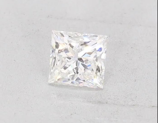 Princess Lab Grown Diamond 0.3ct F VVS1 VG EX Medium (HPHT)