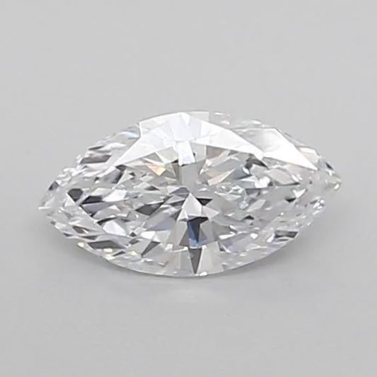 Marquise Lab Grown Diamond 0.42ct F VVS2 EX EX (CVD)