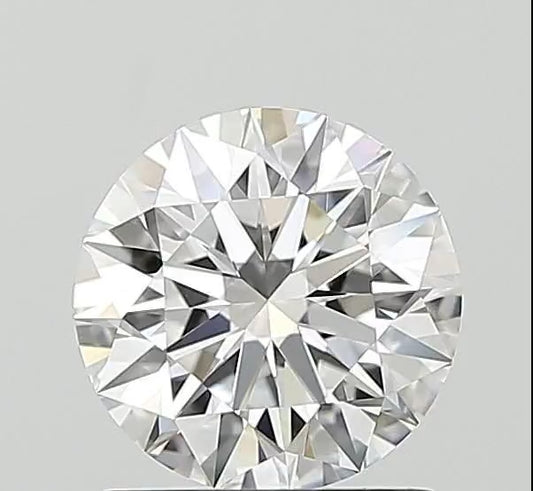 Round Lab Grown Diamond 1.22ct D VVS2 ID EX EX (HPHT)