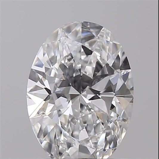 Oval Lab Grown Diamond 0.81ct D VVS2 EX EX (CVD)