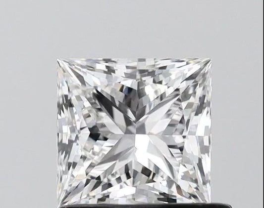 Princess Lab Grown Diamond 0.92ct E VVS2 EX EX (HPHT)
