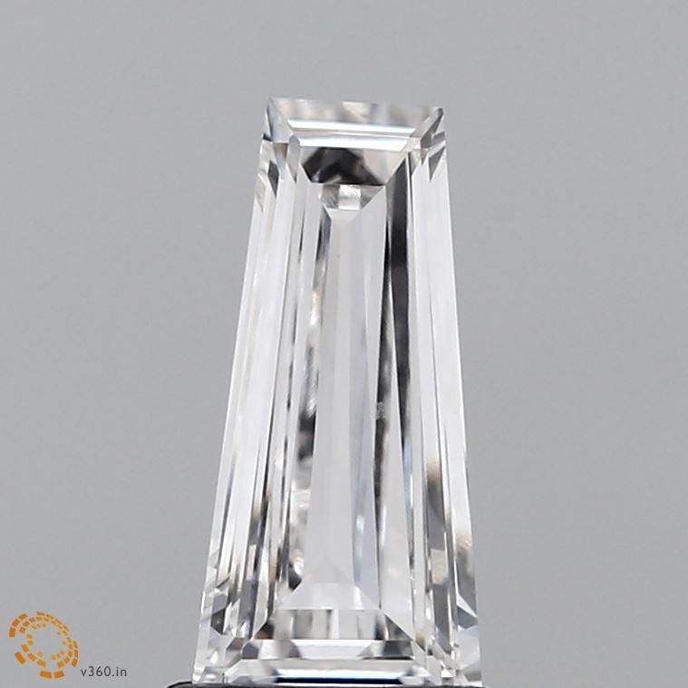 TAPERED BAGUETTE 0.92ct F VS1