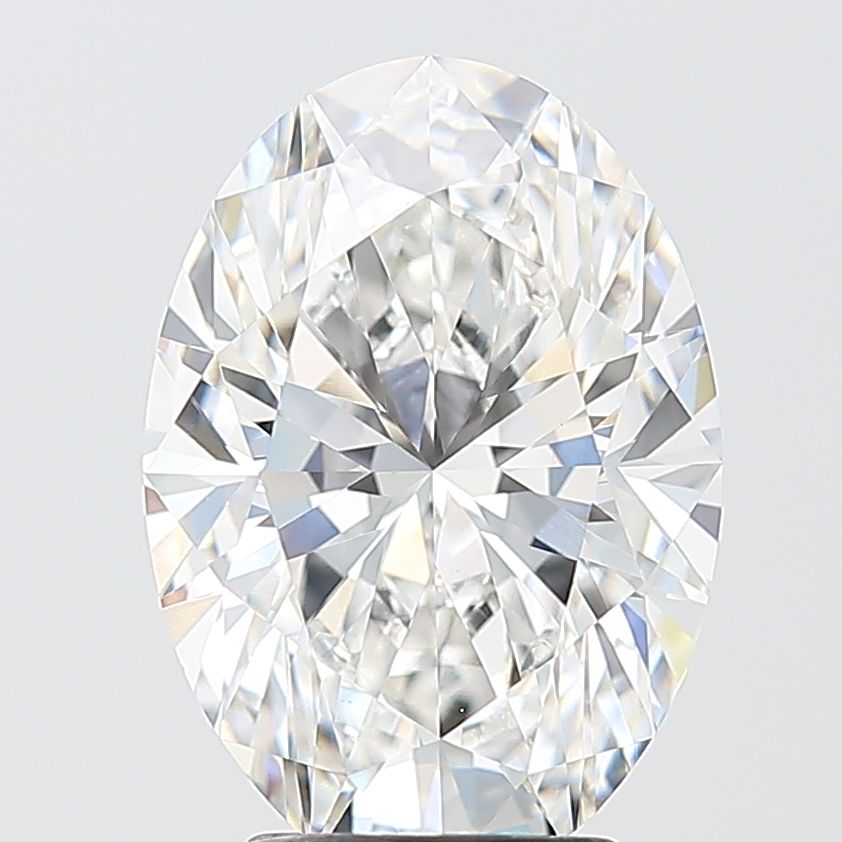 OVAL 4.03ct E VVS2