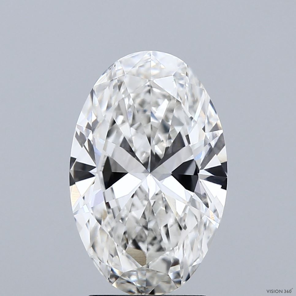 OVAL 3.01ct G VVS2