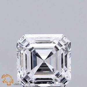ASSCHER 1.11ct D VS1